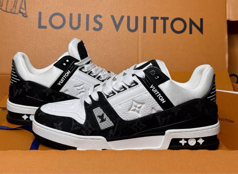Adidasi Sneakers Trainers Louis Vuitton Black&White