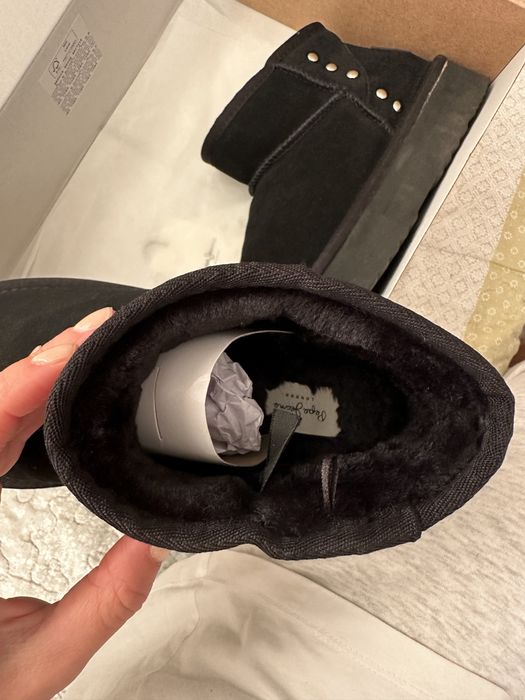 Черни велурени апрески Pepe Jeans