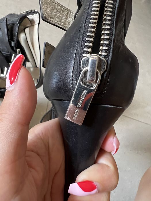 Michael Kors Lucinda черни сандали на ток