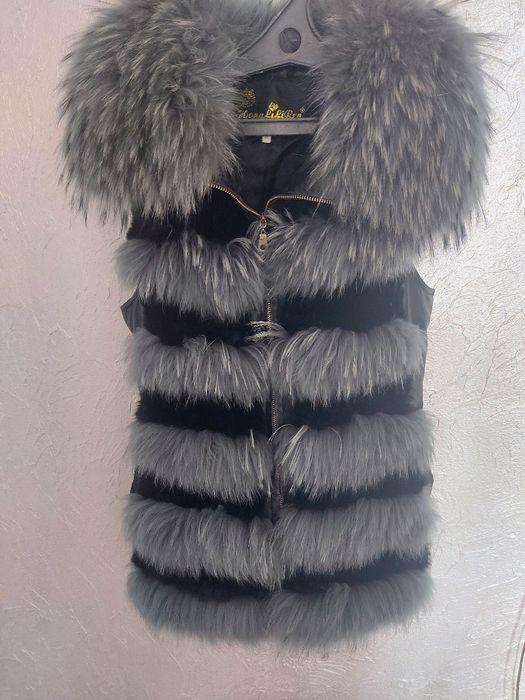 Жилетка из чернобурки