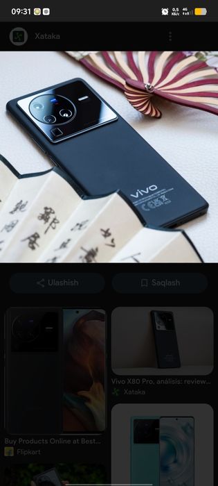 VIVO X80 PRO  5G –  Super flagman darajasidagi kuchli va juda noyob