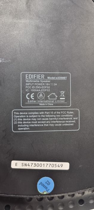 Hope Amanet P6 Boxe Edifier E330BT