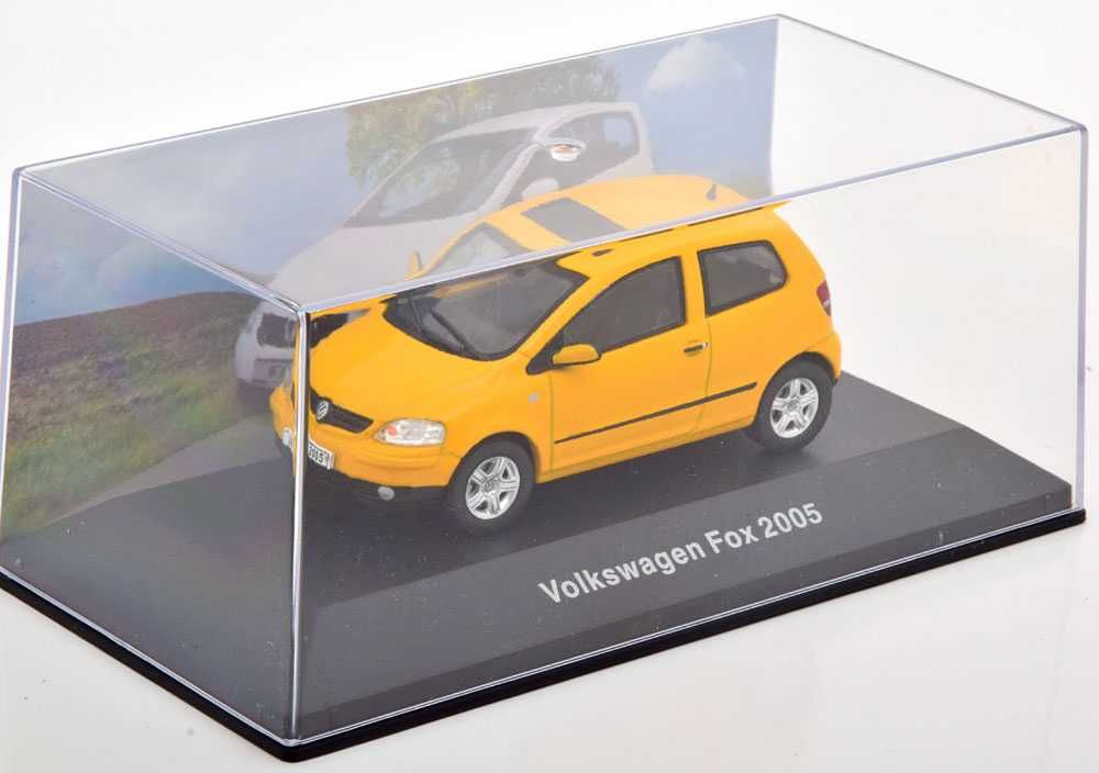 Macheta VOLKSWAGEN ( VW ) FOX 2005 - Ixo/Altaya, 1/43, noua.