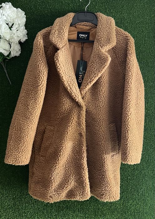 Зимно яке палто Teddy bear Zara Hm Bershka Only