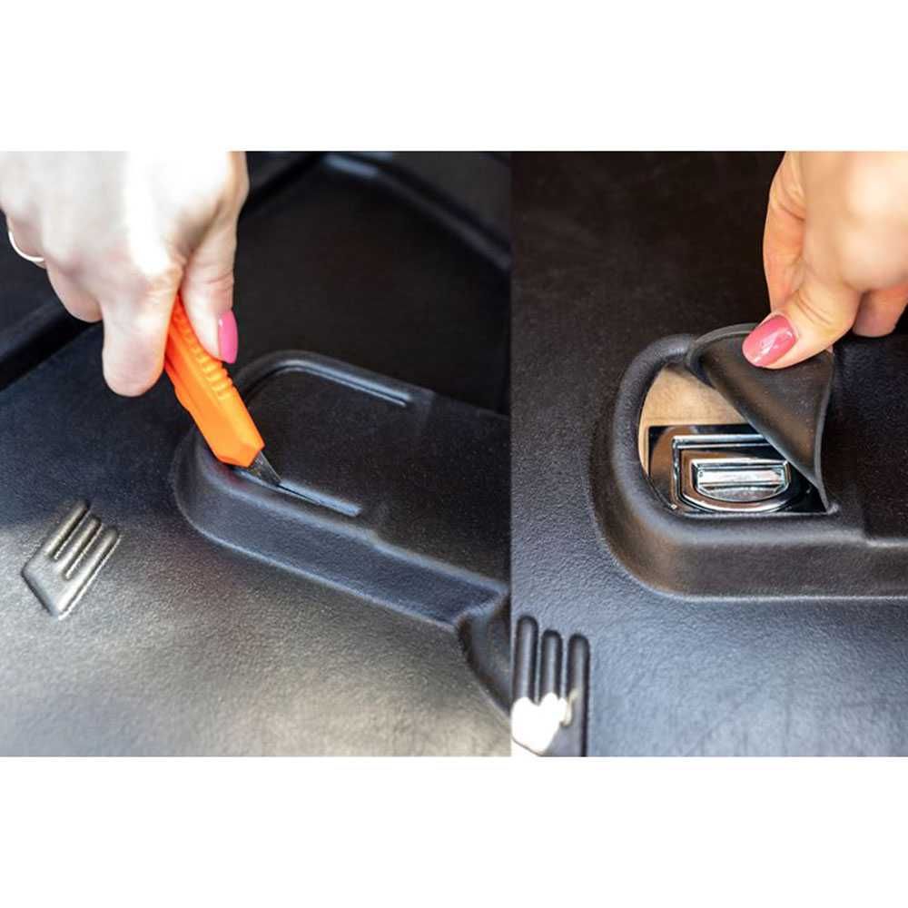 Гумена стелка за багажник VW Polo хечбек 09-17г.,долно дъно,ProLine 3D