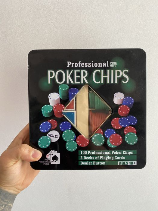 Set Poker Carti Jetoane Buton Dealer Texas Hold’em Blackjack