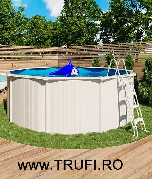 Piscina metalica Fabricata in Franta , 485 cm, set complet. NOUA