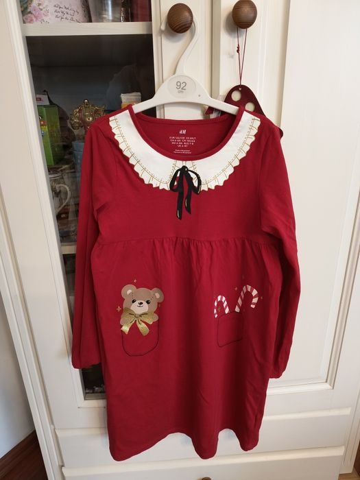 Rochiță tematica Crăciun H&M mărime 122/128