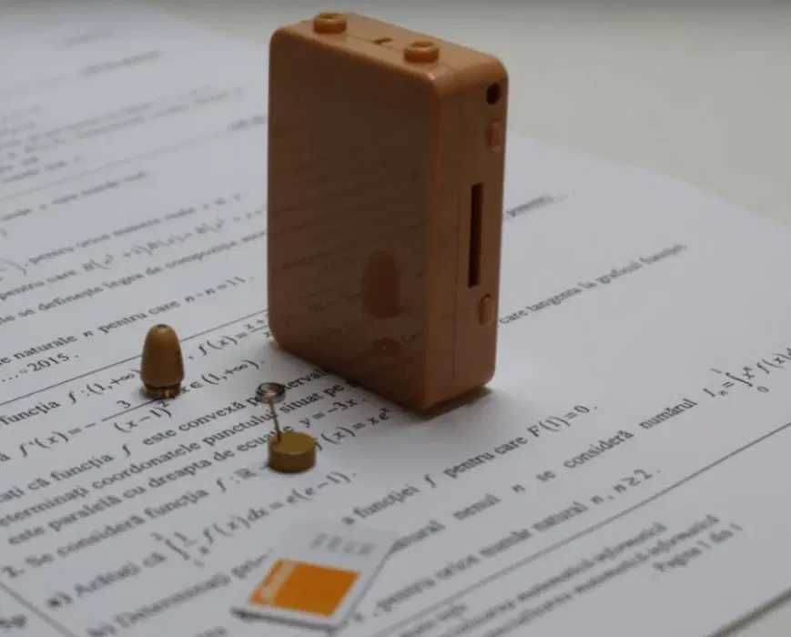 Cutiuta GSM+Casca MC-3500 Casti de copiat Fara fire Casca nedetectabil