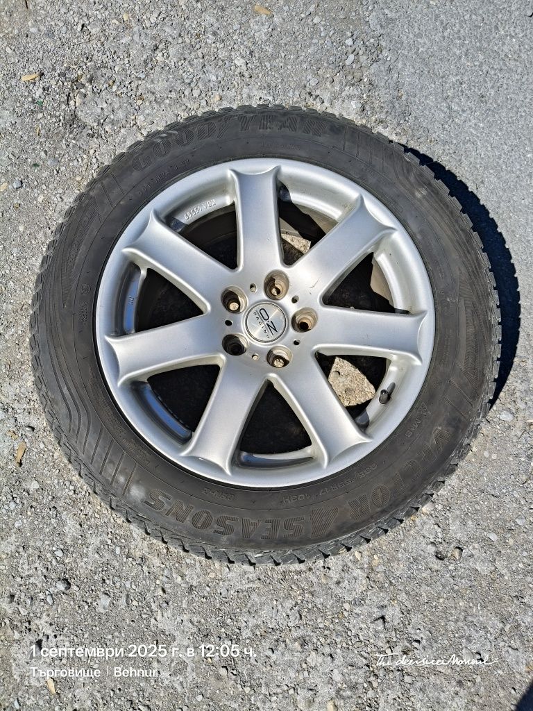 Джанти  Rial 17' със гуми Goodyear 4 season