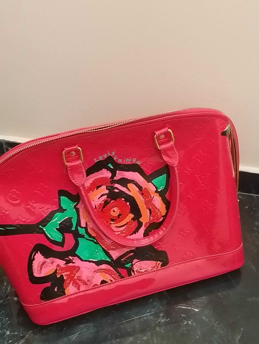 Дамска розова голяма чанта