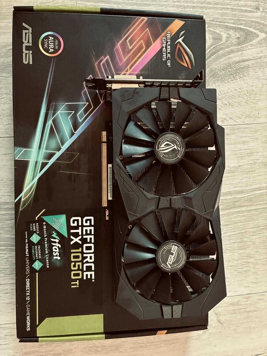 Vând placă video ASUS GTX 1050 Ti 4GB