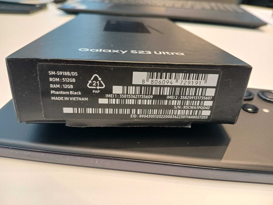 Samsung Galaxy S23 Ultra 512GB Black Titanium