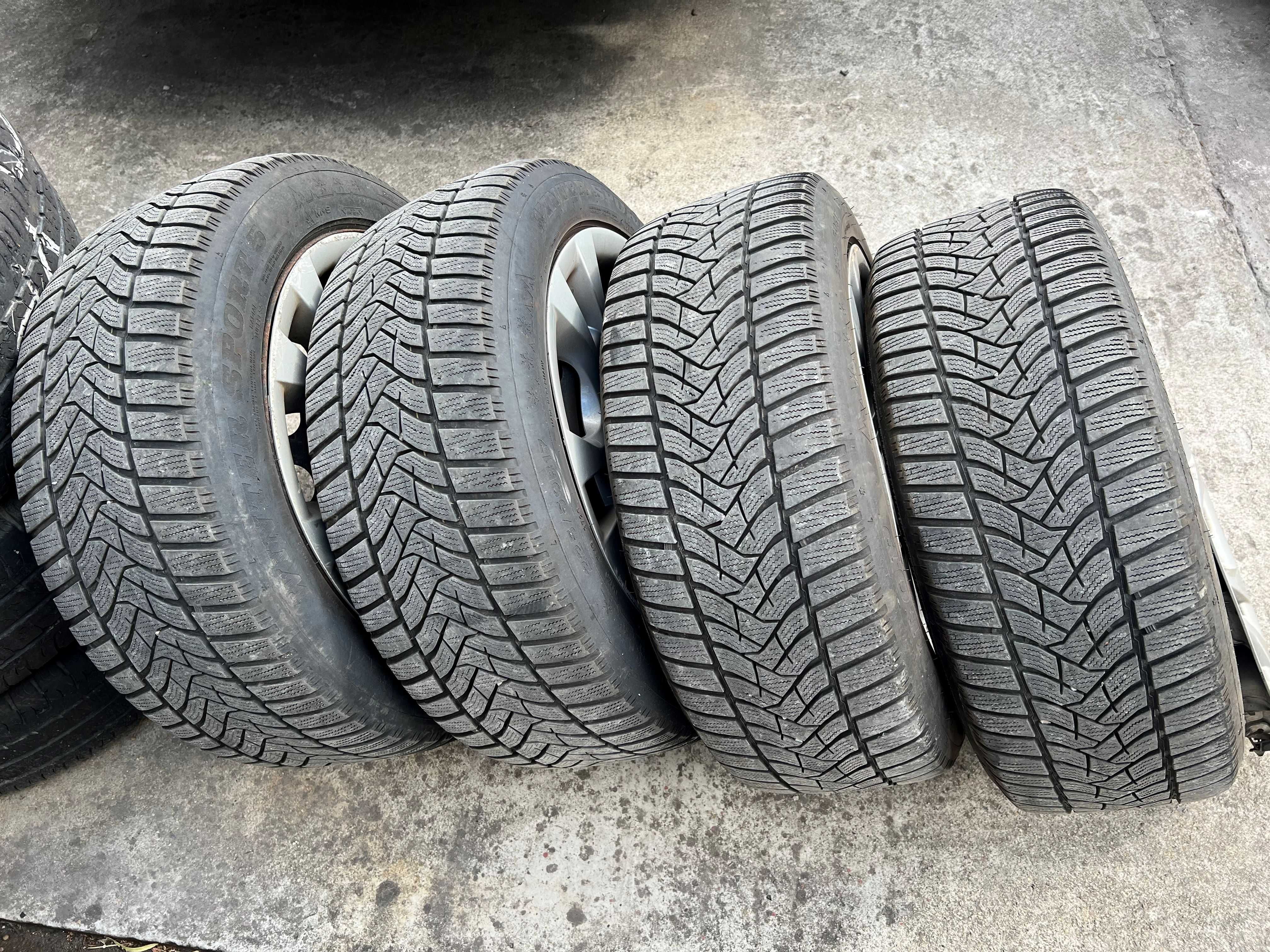 Продавам зимни гуми с джанти 7.5Jx17 ET34 5x120 за Bmw/Бмв!