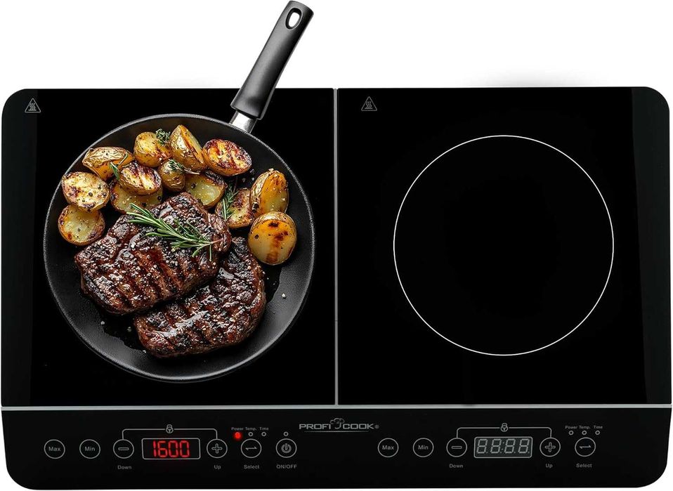ProfiCook  Plită cu inducție dublă 10 trepte, 240°C