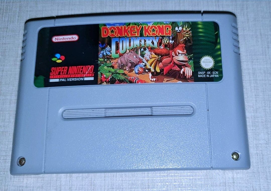 Donkey Kong Country ~ extrem de rară caseta Super Nintendo