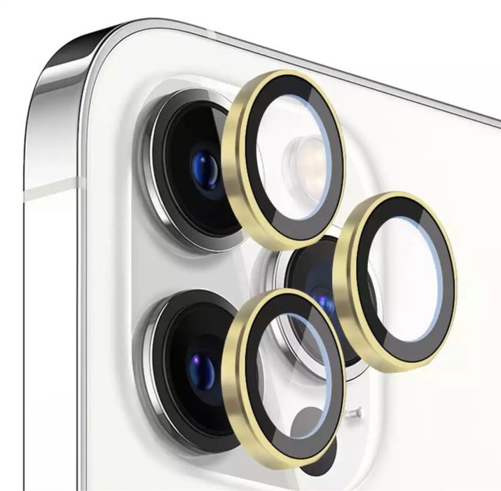 Iphone 14/15/16/17 Pro Max Folie Sticla Cercle Pentru Camera Full Cove