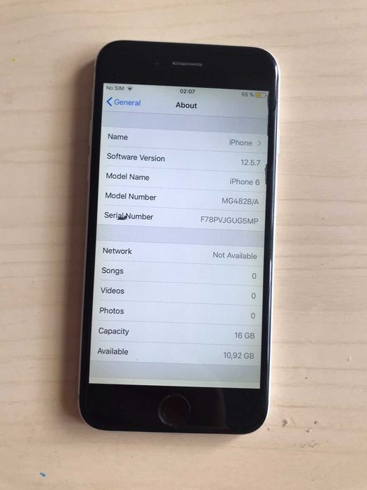 iPhone 6 – 16GB, iOS 12.5.7 | Добро състояние