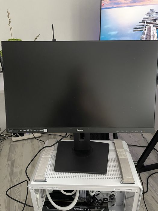 Vand monitor led gaming IPS (2 bucati)+casti+mouse