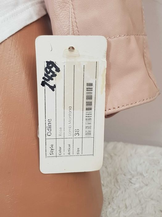 Чисто Ново Molltan Sweden Дамско Кожено Яке Естествена Кожа