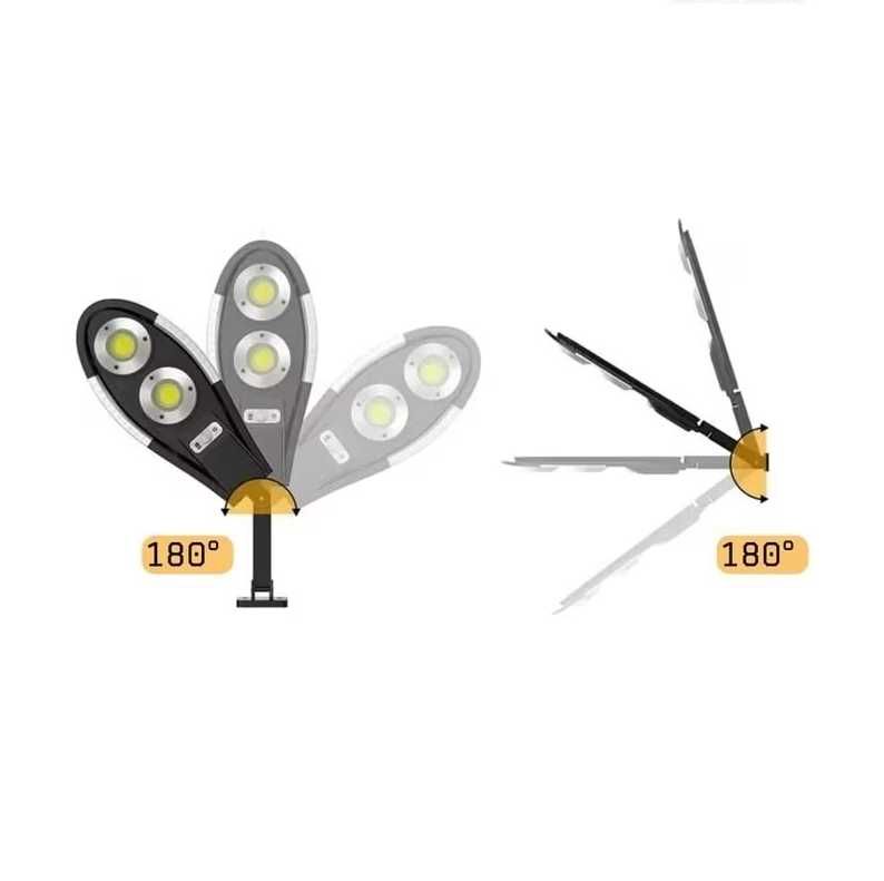 Lampa solara stradala LED cu telecomanda, Jortan®, 100W, IP65 2025