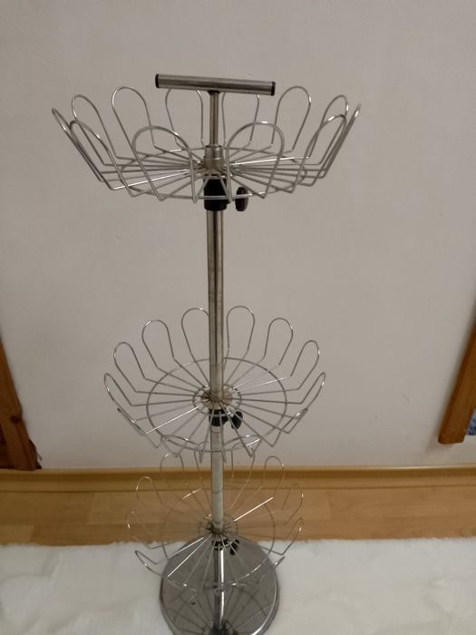 Въртяща се етажерка за обувки 85 см