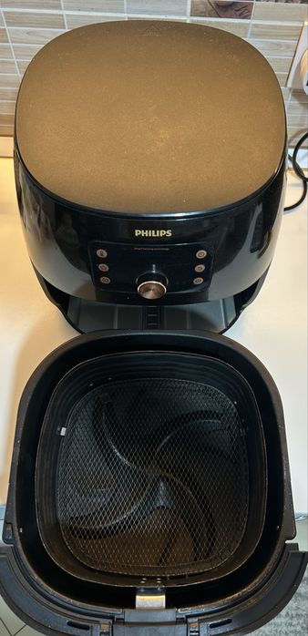 Friteuza cu aer cald, Philips, Smart Airfryer XXL, Negru