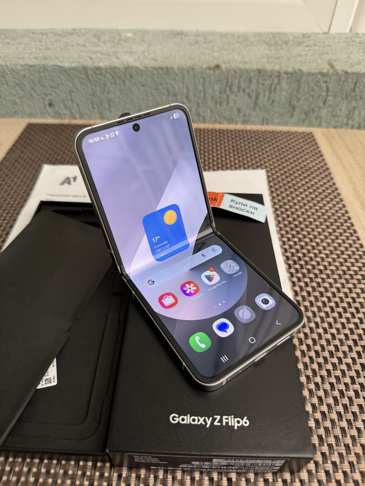 Нов*Samsung Z flip 6 256 Лизинг 50лв/м самсунг з флип 6