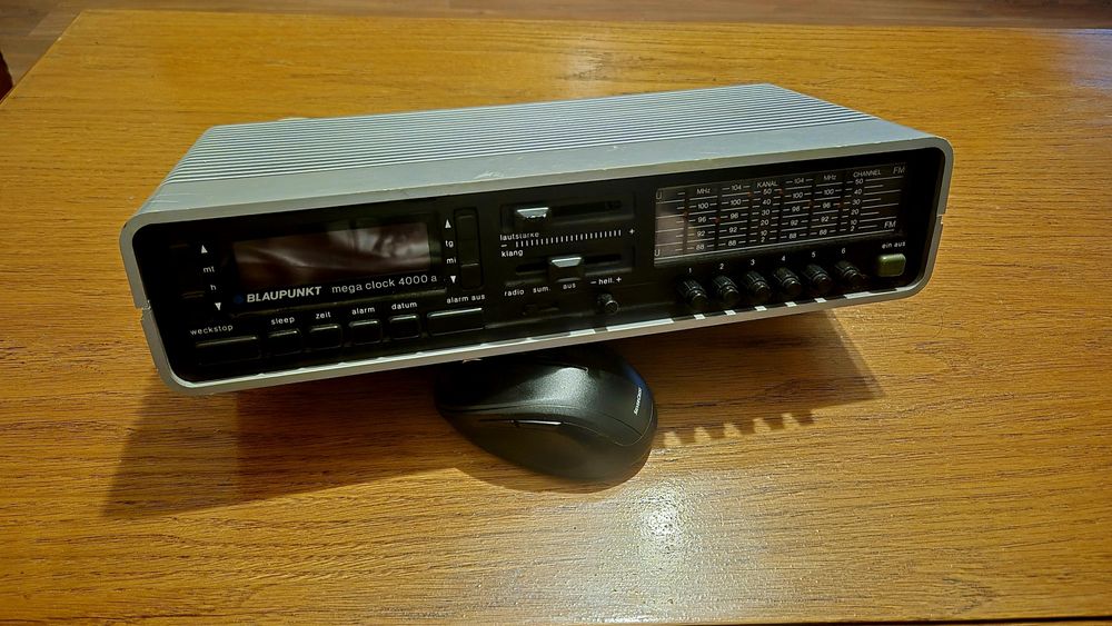 Radio Vintage Blaupunkt mega clock 4000 a