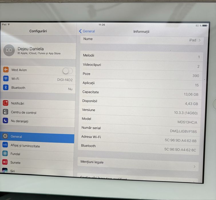 Tabpeta Apple Ipad generatia 4