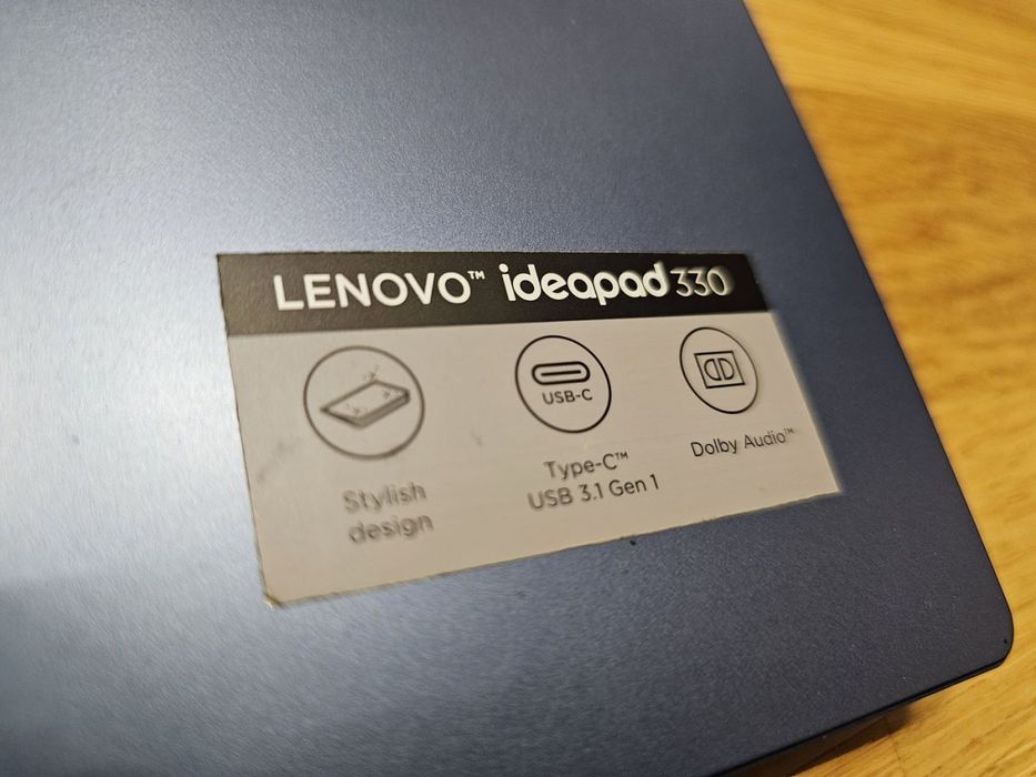 лаптоп Lenovo Ideapad 330, 15.6”, Windows 10 Home, отлично състояние