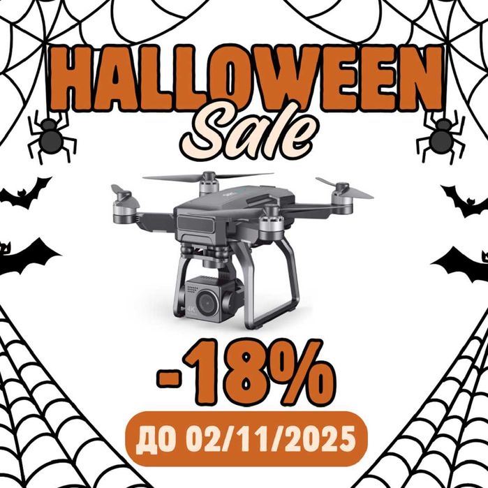 Промо SJRC F7 4К PRO с обхват 3 км и 25 минути полетно време+ чанта