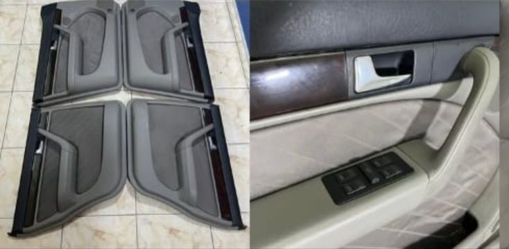 Продам дверные карты ауди а6 с4 бежевый цвет