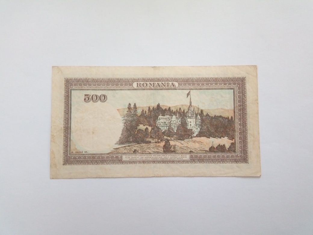 Vând bancnotă de 500 lei din 1941