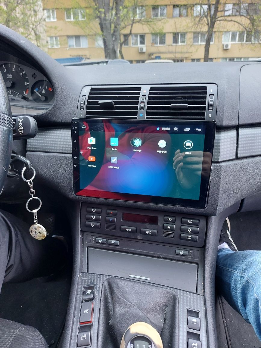 Navigatie Android BMW e46 Audi A4 A6 WiFi Waze YouTube BT GPS