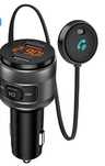 Modulator FM auto/mp3 A+ MC-10, bluetooth 5.0 sunet bun