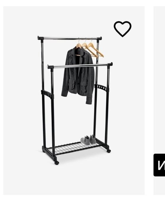 Щендер за дрехи ,еднокрилен гардероб нов(сглобен),нощно шкафче с  ламп