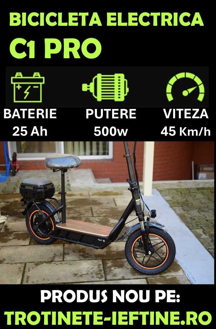 Trotineta Electrica 100km, REDUCERE 3%, Viteza maxima 45 km/h, MOPED