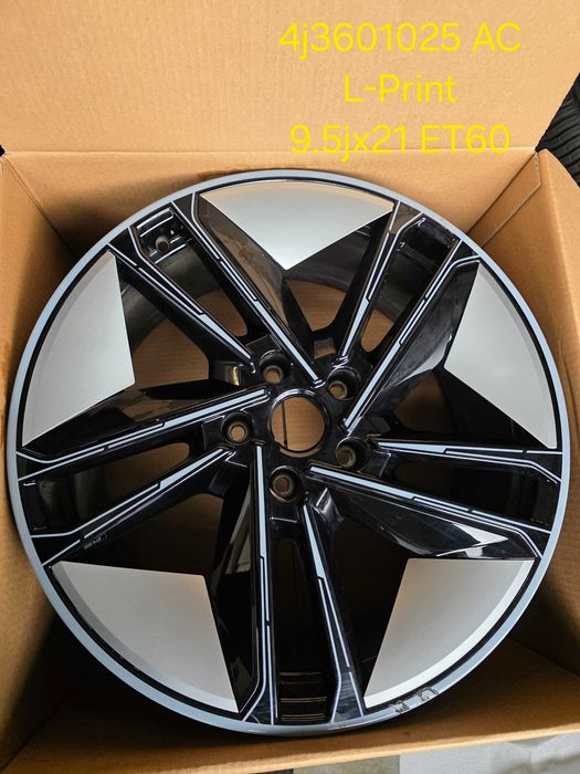 2х Audi E-tron GT FW 4J3601025AC 9.5jx21 et 60 5x130