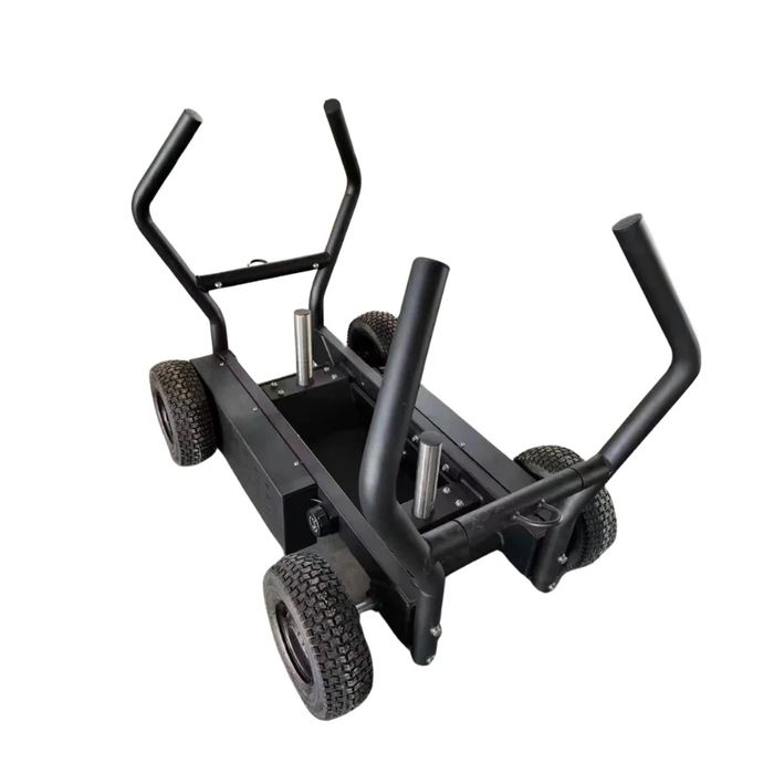 Sanie pentru antrenament, Zoco Body Fit®, 2 motoare, Tank Sled, Negru