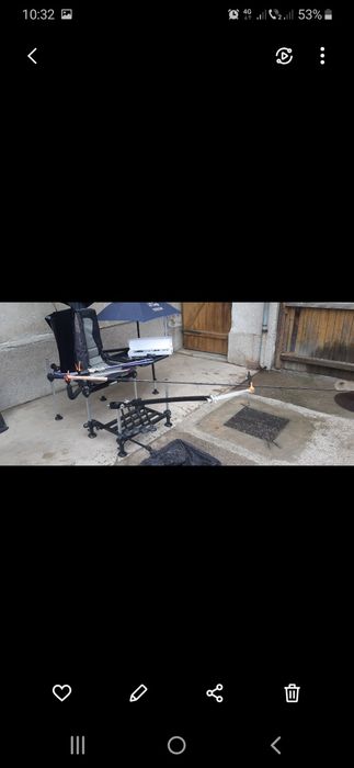 Scaun, platformă și accesorii pescuit