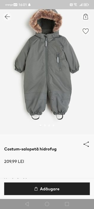 Costum-salopeta hidrofug