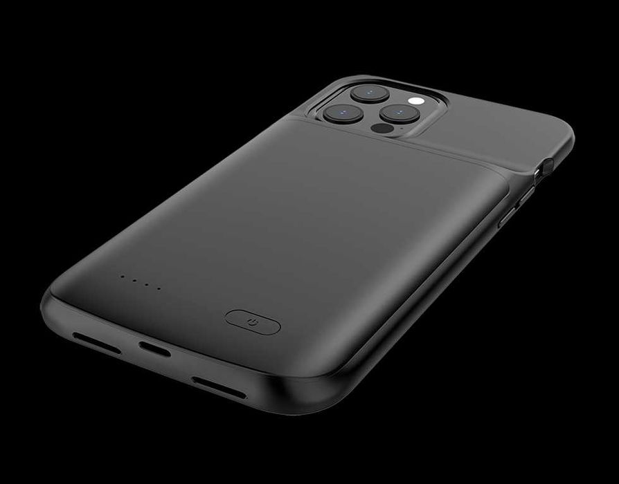 Husa cu Baterie Compatibila iPhone 12/13 Pro Max-4800 mAh Black