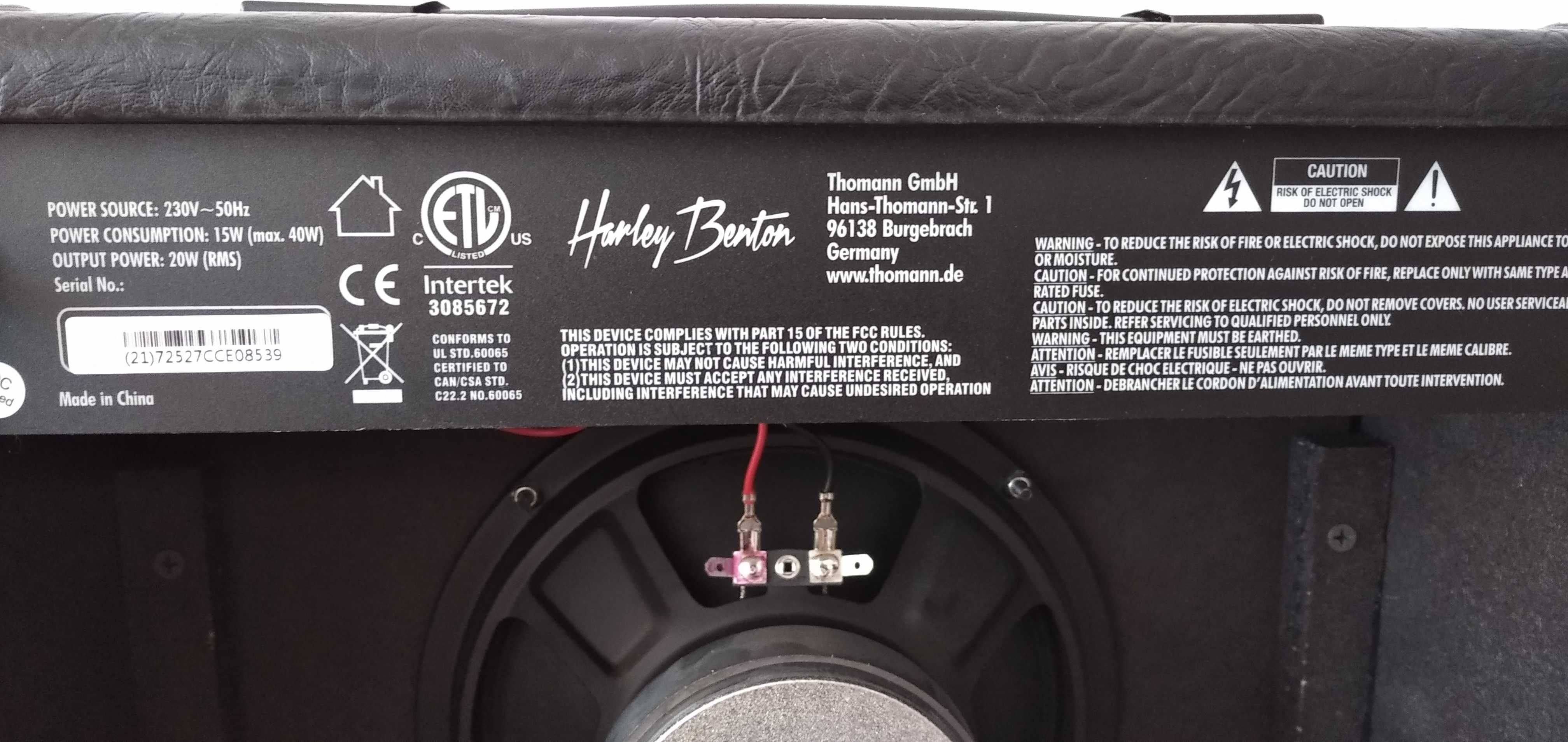 Amplificator Harley Benton HB-20R