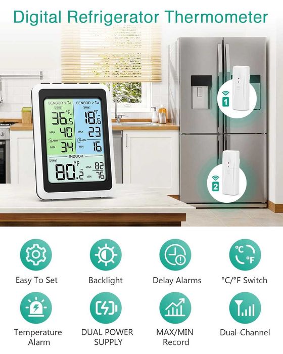 Termometru digital pentru frigider