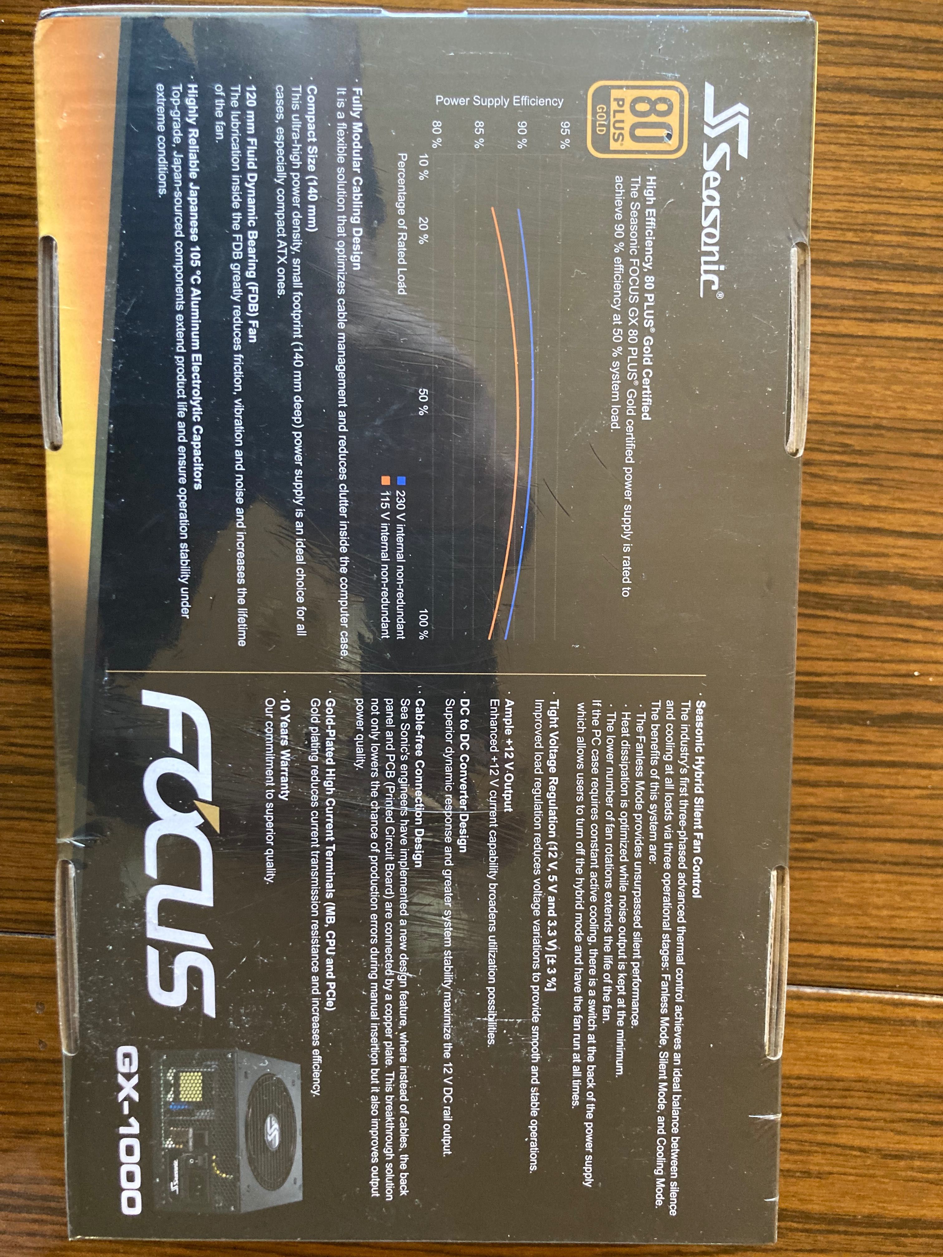Seasonic Focus GX-1000 80 Gold 1000 вата