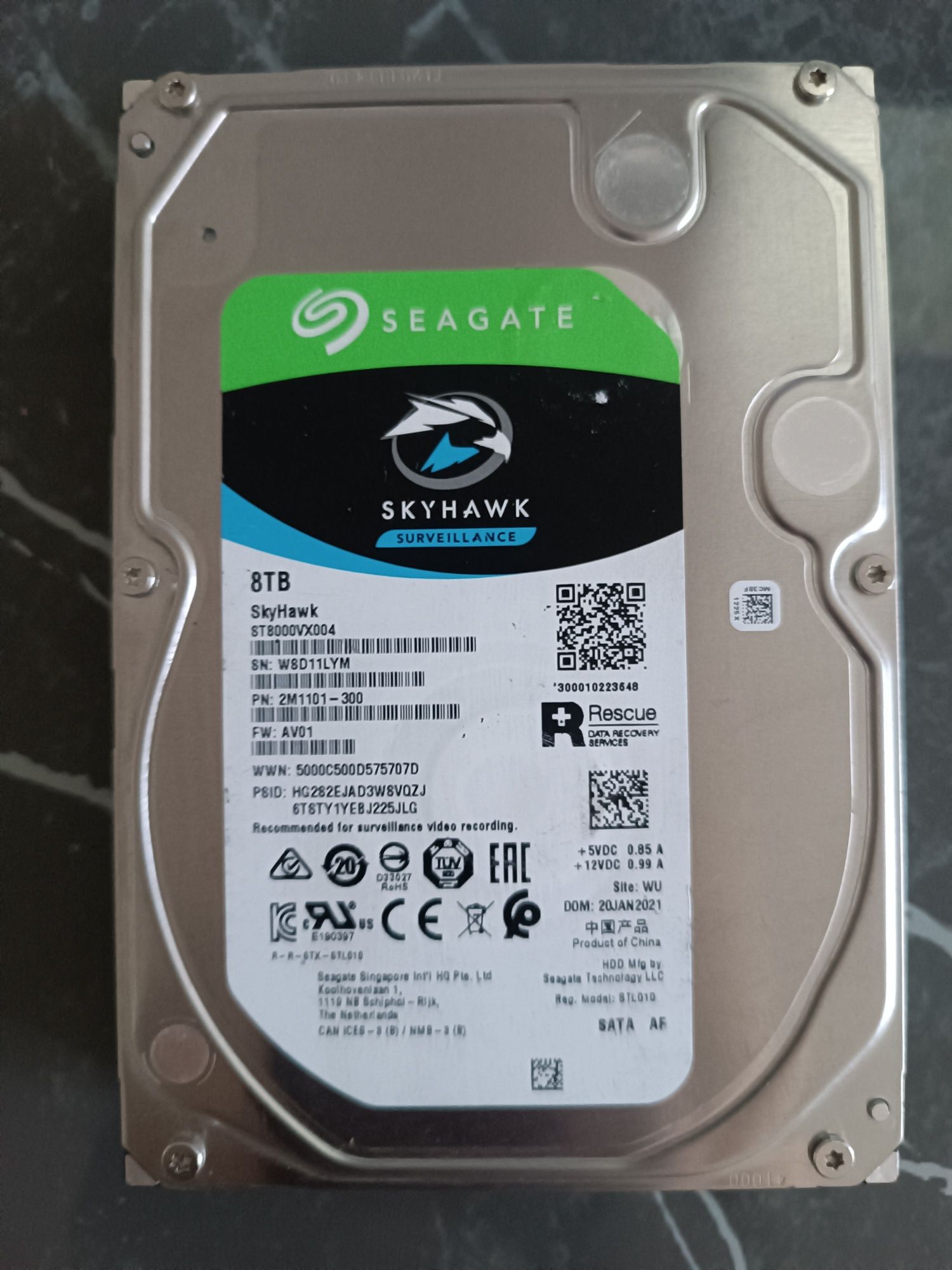 Продаются жёсткие диски на 4 и 8 tb