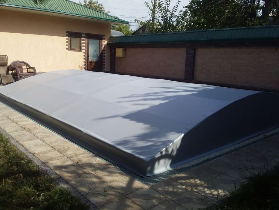 Бассейн баннер ва банер установка