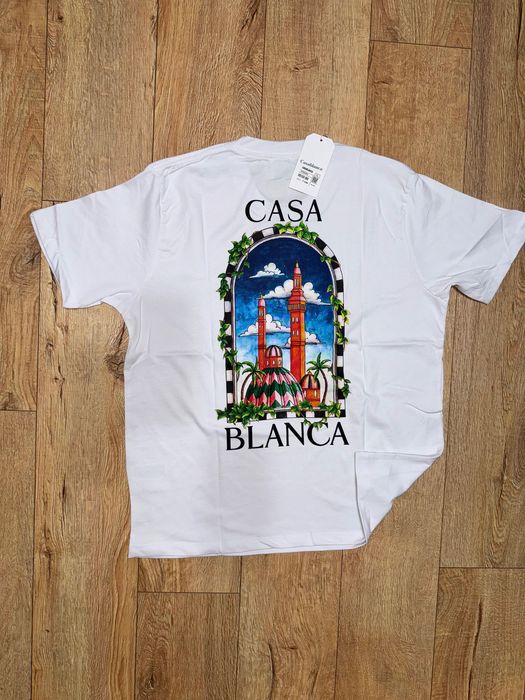 Tricou casa Blanca bumbac 2024