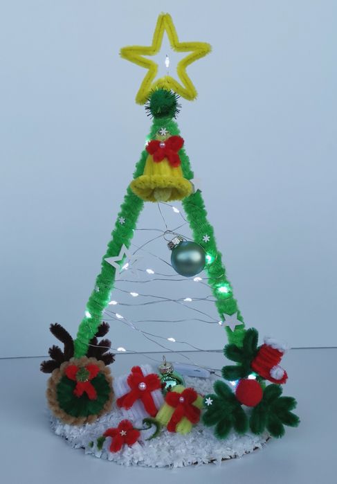 Creații Crăciun (gnomi, brazi, decorațiuni de masa)